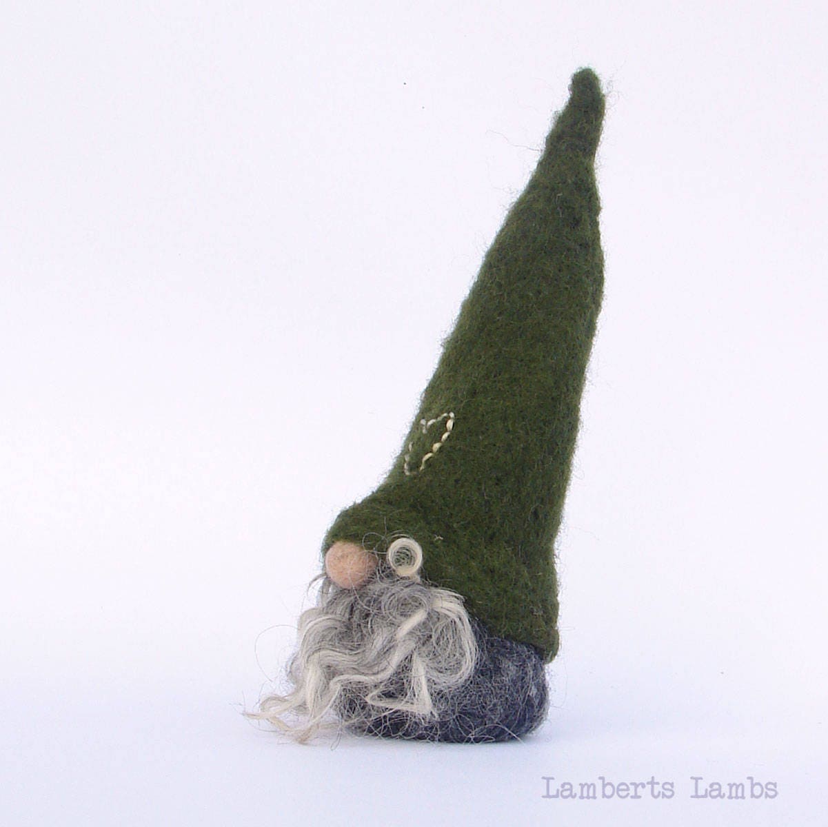 Needle Felted Scandinavian Gnome Nordic Gnome Felted Tomte Wool Nisse