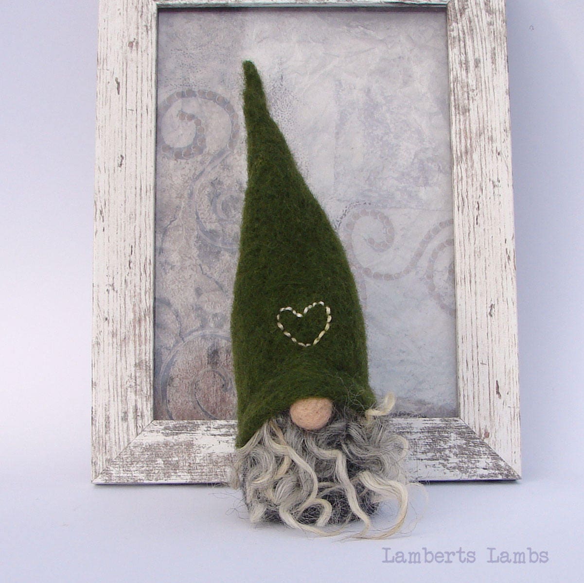 Needle Felted Scandinavian Gnome Nordic Gnome Felted Tomte Wool Nisse