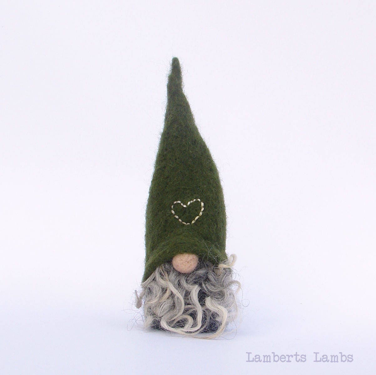 Needle Felted Scandinavian Gnome Nordic Gnome Felted Tomte Wool Nisse