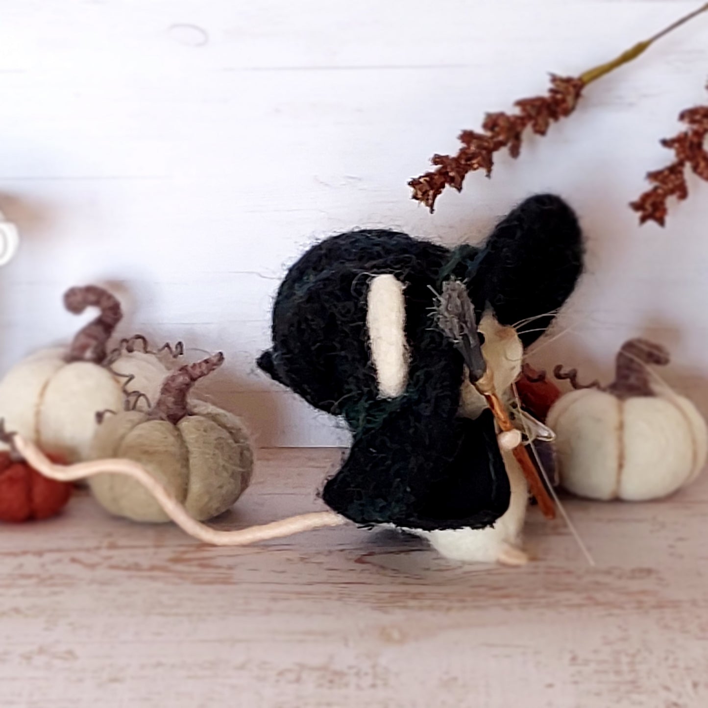 Needle felted mouse Wizard Albie Thistlewick III